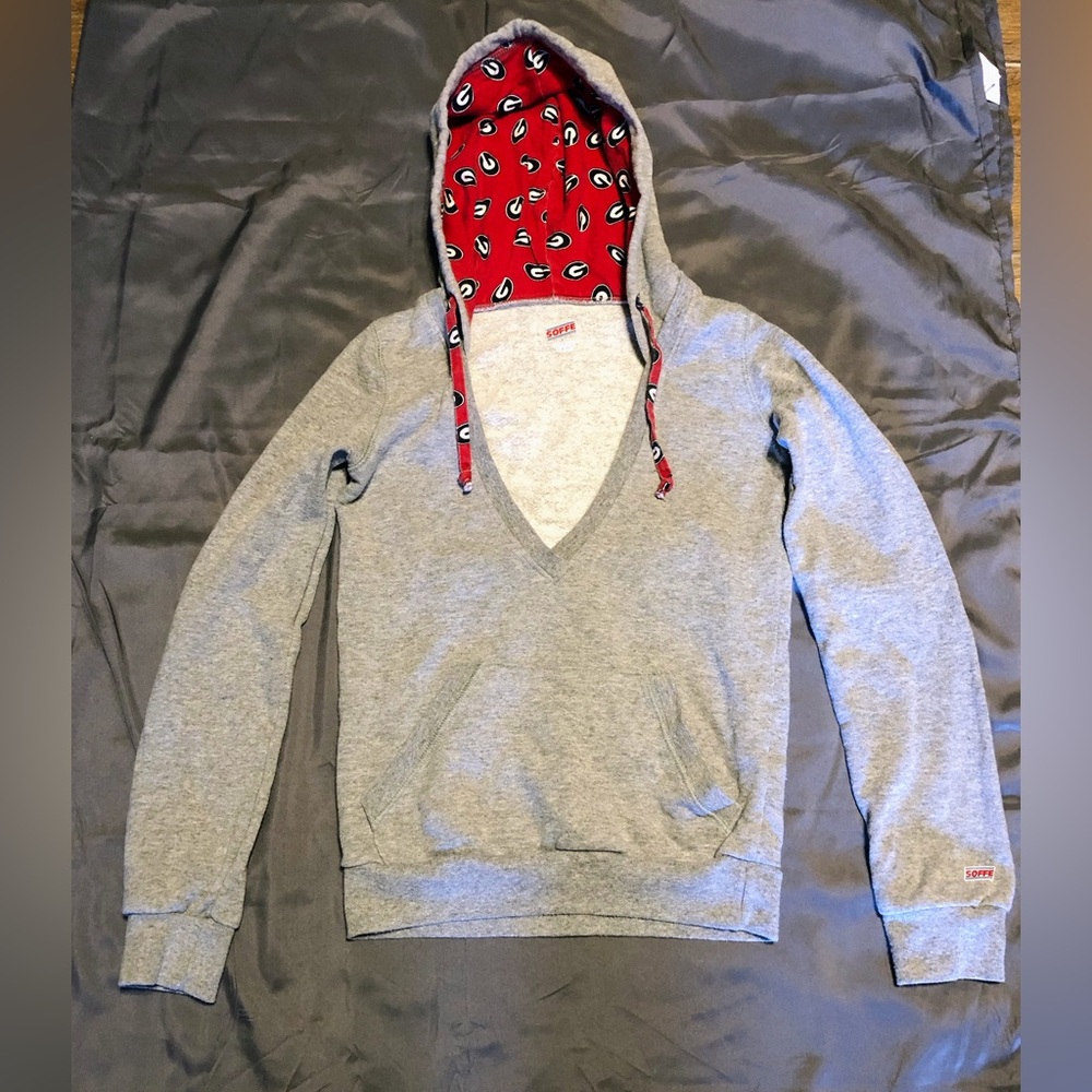 Women’s Georgia Bulldog Cropped Hoodie Size Small